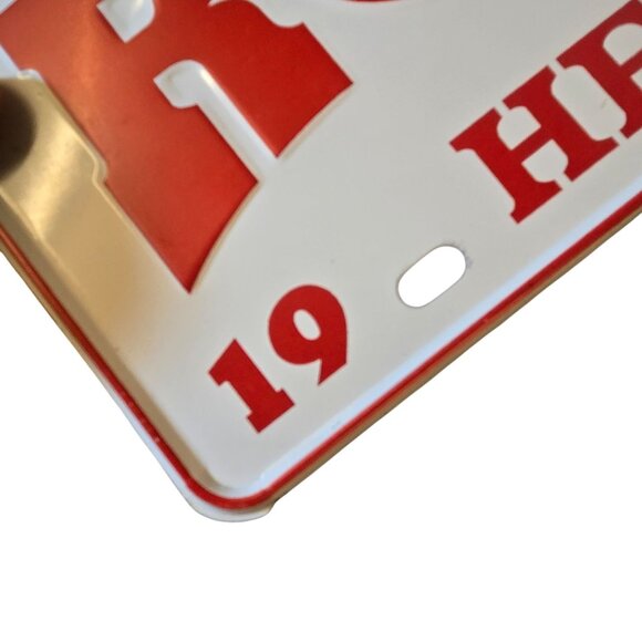 National Finals Rodeo License Plate Hesston 1977 NFR Cowboy Collectible Embossed - Picture 13 of 16